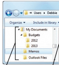 -The elements shown in the accompanying figure are ____,which are used to organize related documents.