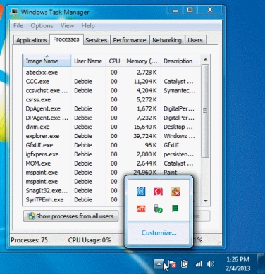 -You press Ctrl+Alt+Insert to bring up the screen shown in the accompanying figure.