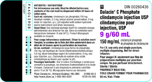 Use the label to obtain the necessary information.Separate answers with a comma followed by a space. Order: Clindamycin phosphate 1.5 g IV q12h Available: After reconstitution,the dosage strength is ________ mg per mL and you will administer _______ mL.