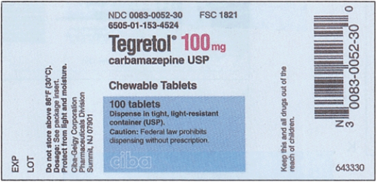 Order: Tegretol 0.3 g p.o.Available: Dosage: _____