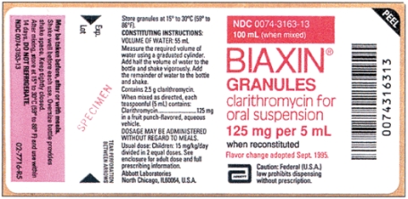 Order: Biaxin 75 mg p.o.q12h Available: Dosage: _____