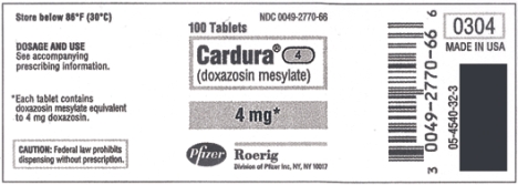 Order: Cardura 8 mg p.o.daily Available: a.Which dosage strength of Cardura would you use? _____ mg tabs b.How many tablets will you administer? _____ tab(s)