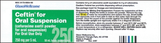 Order: Ceftin 500 mg p.o.q12h Available: Dosage: _____