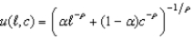 Suppose that utility over consumption and leisure takes the constant elasticity of substitution form .If falls between 0 and -1, then the labor supply curve is backward bending.