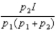 <strong>Suppose your tastes can be represented by the utility function .Your demand function for is</strong> A) . B) . C) D)
