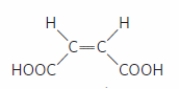 <strong>What is the CORRECT name for the configuration of the molecule shown in the figure? </strong> A) orthogonal B) trans C) cis D) zis E) chiros