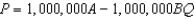 <strong>In Homogenia everyone is the same.Demand for apples is P = A - Bq for each of its 1 million citizens.Market demand for apples in Homogenia is given by the equation</strong> A)   B)     C)   D)     <div style=padding-top: 35px> 