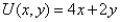 <strong>refer to an individual whose utility function is given by: For this utility function,the MRS:</strong> A)depends on the values of x and y. B)is always 0. C)is always 2. D)is always 4.