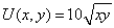 <strong>Which of these utility functions represent the same preferences as ?</strong> A) B) C) D)All of the above represent the same preferences.