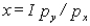 <strong>Which of the following demand functions is not homogenous of degree zero in p<sub>x</sub> ,p<sub>y</sub> ,and I?</strong> A)   B)   C)   D)   <div style=padding-top: 35px> 