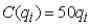 <strong>The Nash equilibrium of the Cournot game in which two identical firms face market demand  And have costs   is given by   :</strong> A)50.0. B)41.7. C)31.5. D)27.8. <div style=padding-top: 35px> 