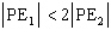 <strong>Suppose the gravitational potential energy for a mass at an altitude of one Earth radius is PE<sub>1</sub> and at two Earth radii is PE<sub>2</sub>.How do the absolute values of these potential energies compare?</strong> A) B) C) D) but is not equal to