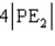 <strong>Suppose the gravitational potential energy for a mass at an altitude of one Earth radius is PE<sub>1</sub> and at two Earth radii is PE<sub>2</sub>.How do the absolute values of these potential energies compare?</strong> A) B) C) D) but is not equal to