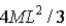 <strong>A uniform rod of length L and mass M is pivoted about one end.Attached to the rod is a mass M at its midpoint and at the end opposite the pivot is another mass M.What is the moment of inertia of this configuration about the pivot?</strong> A) B) C) D)