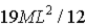 <strong>A uniform rod of length L and mass M is pivoted about one end.Attached to the rod is a mass M at its midpoint and at the end opposite the pivot is another mass M.What is the moment of inertia of this configuration about the pivot?</strong> A) B) C) D)