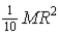 <strong>A non-uniform round object of mass M and radius R is found to have its total kinetic energy to be given by When rolling down an incline.What is this object's moment of inertia?</strong> A) B) C) D)
