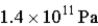 <strong>A 2.0 cm 2)0 cm steel rod of length 80 cm has its left end clamped and a force of Applied perpendicular to its length at its right end.By how much does the right end shift from its original position? For steel Young's modulus is ,the bulk modulus is ,and the shear modulus is )</strong> A) B) C) D) More information is needed.
