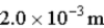 <strong>A 2.0 cm 2)0 cm steel rod of length 80 cm has its left end clamped and a force of Applied perpendicular to its length at its right end.By how much does the right end shift from its original position? For steel Young's modulus is ,the bulk modulus is ,and the shear modulus is )</strong> A) B) C) D) More information is needed.