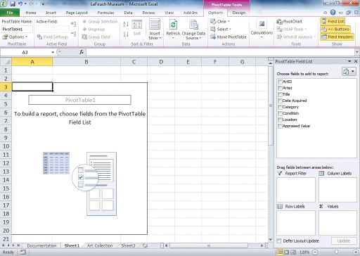 -On the bottom-right corner of the figure above,there are four squares labeled Report Filter,Column Labels,Row Labels,and Values.These four areas represent the ____ of the PivotTable.