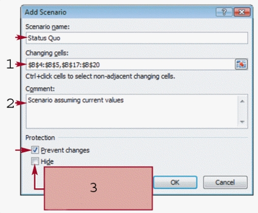 You cannot merge scenarios in situations involving multiple workbooks.