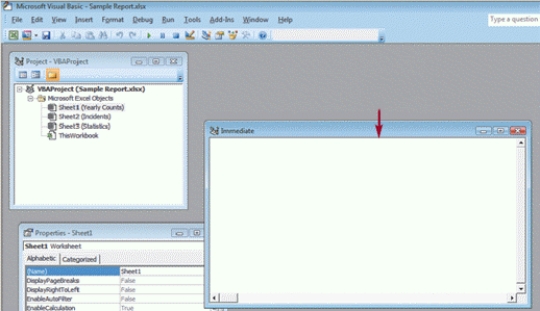 As you enter a command in the Project window shown in the accompanying figure,its effects are immediately applied to that workbook._________________________
