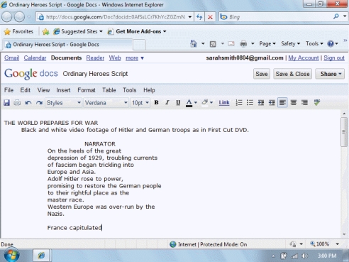 <strong> The figure above shows Google docs ____.</strong> A)running in a browser B)installed on a local hard drive C)running in Windows Explorer D)none of the above