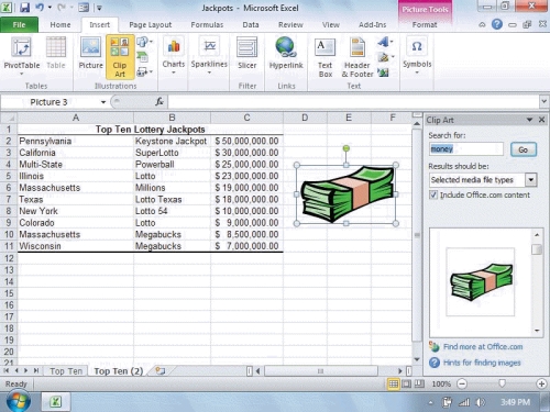 <strong> Referring to the figure above, to rotate the clip art you would drag ____.</strong> A)any of the circles on the border surrounding the graphic B)any of the squares on the border surrounding the graphic C)the green handle located at the top of the graphic D)none of the above