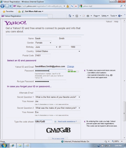<strong> In the figure above, the item that is checked immediately for uniqueness is the ____.</strong> A)UserID B)Password C)Name D)Security Question