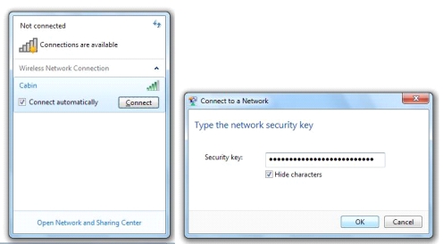 -As illustrated in the accompanying figure,Windows should automatically find the network ____ and ask you to enter the wireless encryption key or passphrase.