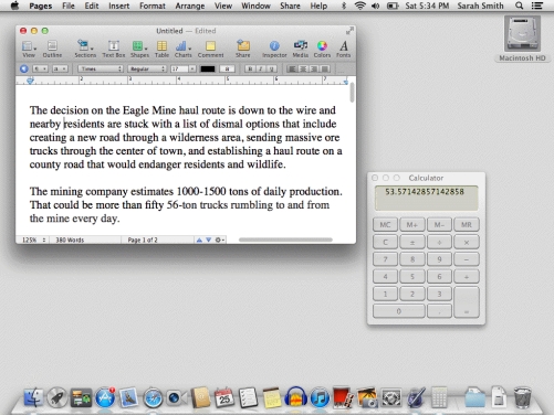 <strong> At the upper-right corner of the accompanying figure,the object labeled Macintosh HD is an example of a(n)____.</strong> A) icon B) menu C) taskbar D) window