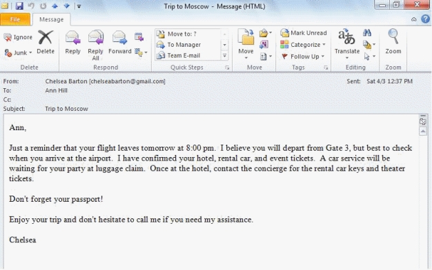 The recipient of the e-mail in the accompanying figure is (Ann Hill)._________________________