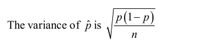 ˆp is a statistic.