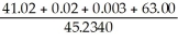 What is the answer to the correct number of significant figures of the following calculation?