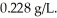 <strong>53.5 g of an ideal gas of molecular weight = 30.5 g/mol is confined at a pressure of 133 mmHg.The density of the gas is   Compute the temperature of the gas in degrees Celsius.</strong> A)261 °C B)12 °C C)-57 °C D)285 °C E)-12 °C <div style=padding-top: 35px> 