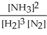 <strong>Write the equilibrium constant expression for the following reaction: N<sub>2</sub>(g)+ 3 H<sub>2</sub>(g)⇌ 2 NH<sub>3</sub>(g)</strong> A)   B)   C)   D)   E)   <div style=padding-top: 35px> 