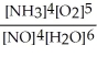 <strong>What is the equilibrium constant expression for: 4 NH<sub>3</sub>(g)+ 5 O<sub>2</sub>(g)⇌ 4 NO(g)+ 6 H<sub>2</sub>O(g)</strong> A)   B)   C)   D)   E)   <div style=padding-top: 35px> 