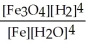 <strong>For the reaction: 3 Fe(s)+ 4 H<sub>2</sub>O(g)⇌ Fe<sub>3</sub>O<sub>4</sub>(s)+ 4 H<sub>2</sub>(g) Write the expression for Kp.</strong> A)   B)   C)   D)   E)   <div style=padding-top: 35px> 