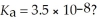 What is the hydronium ion concentration of a 0.150 mol L<sup>-1</sup> aqueous hypochlorous acid solution with The equation for the dissociation of hypochlorous acid is below: