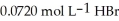How many millilitres of 0.0850 mol L<sup>-1</sup> NaOH(aq)are required to titrate 25.0 mL of (aq)to the equivalence point?