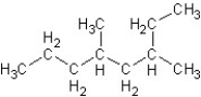<strong>What is the correct IUPAC name for the following structure? </strong> A)2-ethyl-3-methylheptane B)3,5-dimethyloctane C)4-methyl-6-ethylheptane D)4,6-dimethyloctane E)3,5-dimethyloctyl