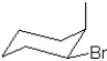 <strong>Which of the following structures represent the structure of trans-1-bromo-2-methylcyclohexane?</strong> A) B) C) D) E)