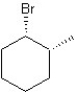 <strong>Which of the following structures represent the structure of trans-1-bromo-2-methylcyclohexane?</strong> A) B) C) D) E)