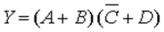 <strong>Which logic circuit represents the Boolean expression </strong> A)(a) B)(b) C)(c) D)(d)