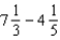 Perform the indicated operation and reduce to the lowest term.