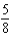 Convert to a decimal and round to the nearest hundredths place.