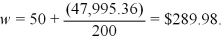 To determine Edna's optimal level of employment given she is a monopsonist,we need to set: MRP<sub>L</sub>(L)= ME(L).Since Edna is a monopolist in the sale of engineering services, MRP<sub>L</sub>(L)= MP<sub>L</sub>(L)*MR(L)= 250(12,000 - 0.25L)= 3,000,000 - 62.5L. This information allows us to determine Edna's optimal employment of labor as:   We now use the information from labor supply to determine the wage rate Edna will pay.This wage rate is:   The marginal revenue of the product of labor at the optimal level of employment is: MRP<sub>L</sub>(L = 47,991.521)= 3,000,000 - 62.5(47,991.521)= $530. If Edna acted as a wage taker in hiring labor,she would set: MRP<sub>L</sub>(L)= w.In this case,Edna would employ   At this level of employment,the wage rate is:   The marginal revenue of the product of labor at this employment level is $289.98.