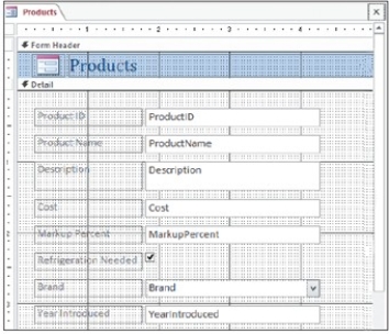 <strong> Referencing the image above,this form is shown in ________ view.</strong> A) Format B) Form C) Design D) Layout
