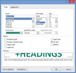 <strong> The figure shown above depicts the ________ dialog box.</strong> A) Paragraph B) Font C) Styles D) Page setup