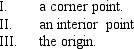 <strong>The optimal solution to a LP problem is always at </strong> A)I is true B)II is true C)III is true D)I and III are true
