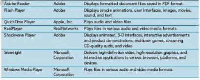 In the figure above, the programs listed in the left column are all examples of a browser extension. _________________________